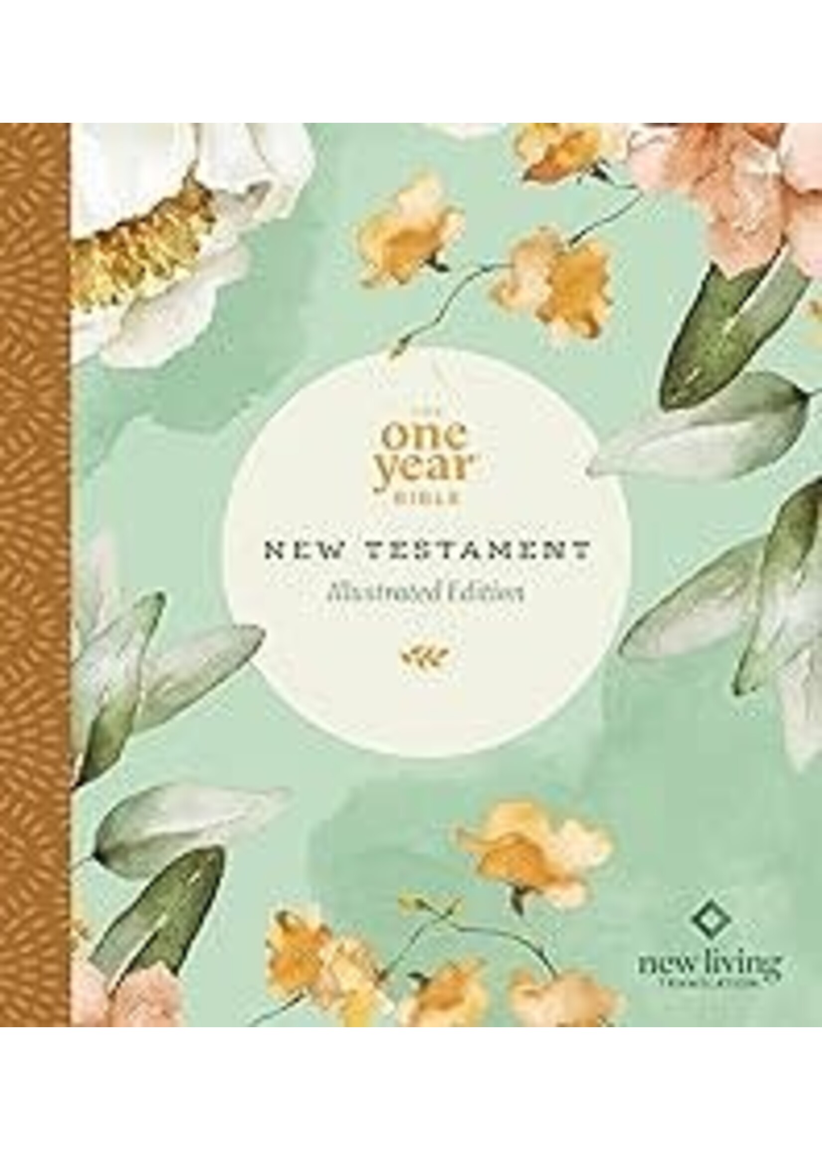 NLT The One Year Bible New Testament-Floral Paradise Softcover