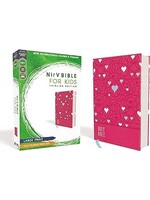 NIrV Bible For Kids/Large Print (Comfort Print)-Pink Leathersoft