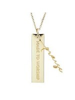 Necklace-Name Plate-Praise