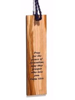 Bookmark-Pray For The Peace Of Jerusalem-Olivewood