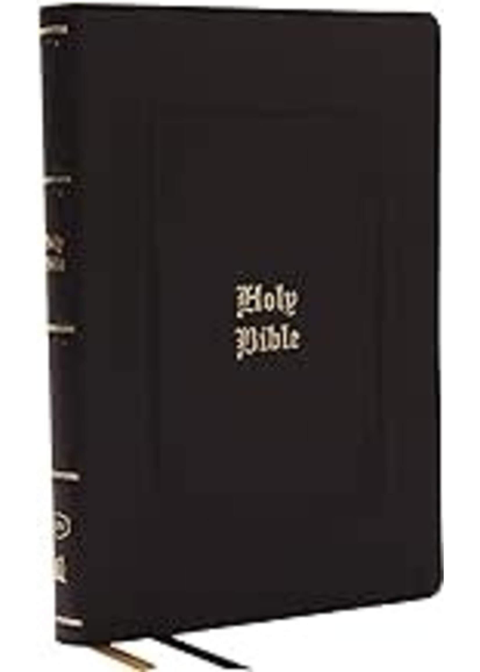 KJV Giant Print Thinline Bible Vintage Series (Comfort Print)-Black Leathersoft