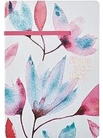 Journal Flexcover w/Elastic-Pink Petals/Shine Your Light