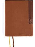 NIV Journal The Word Bible/Large Print (Comfort Print)-Brown Leathersoft