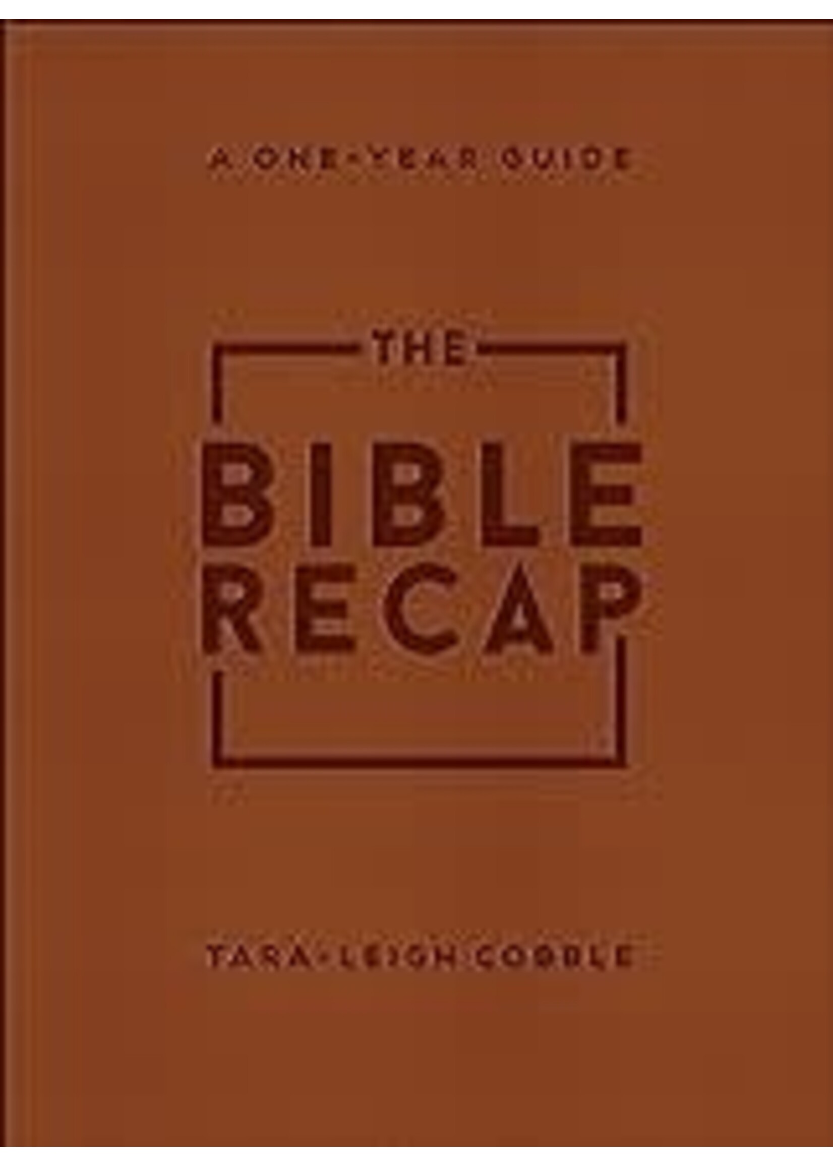 The Bible Recap Brown faux leather