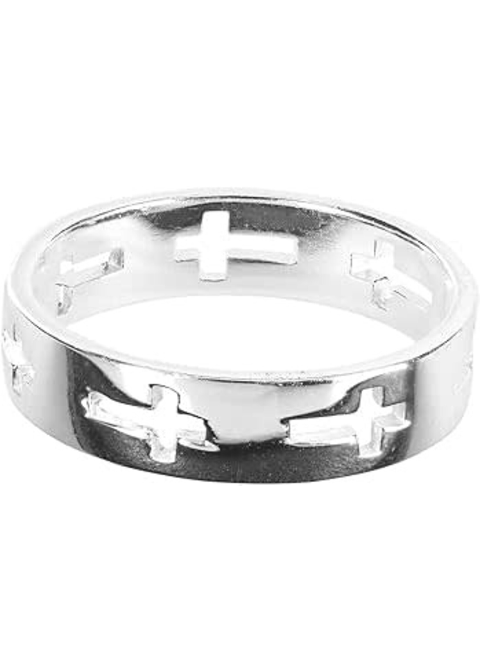 Cutout cross ring