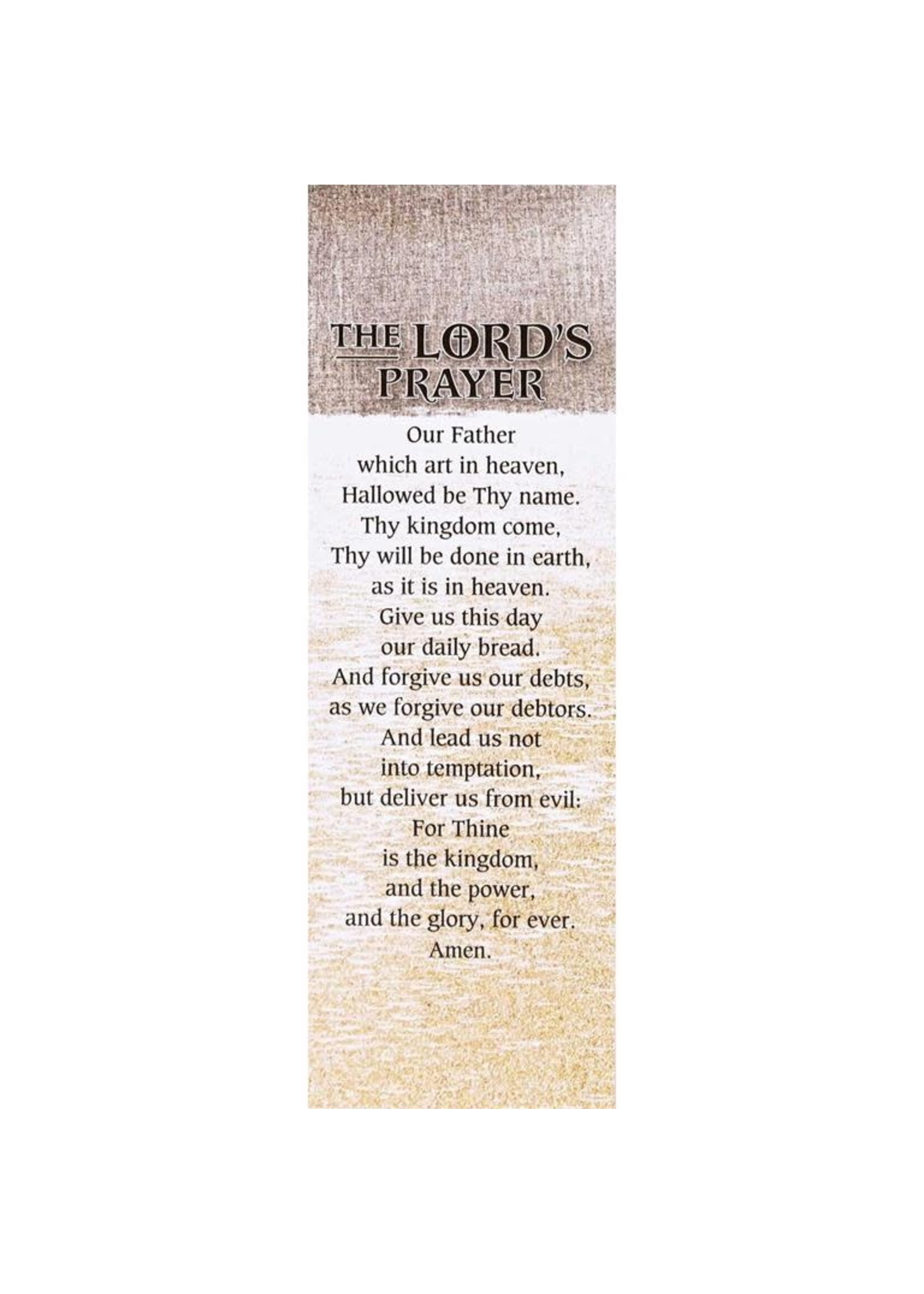 Bookmark Lord's Prayer