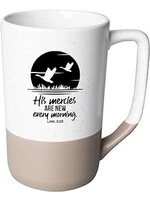 Designer Mugs-Pebble-His Mercies (Lamentations 3:23)
