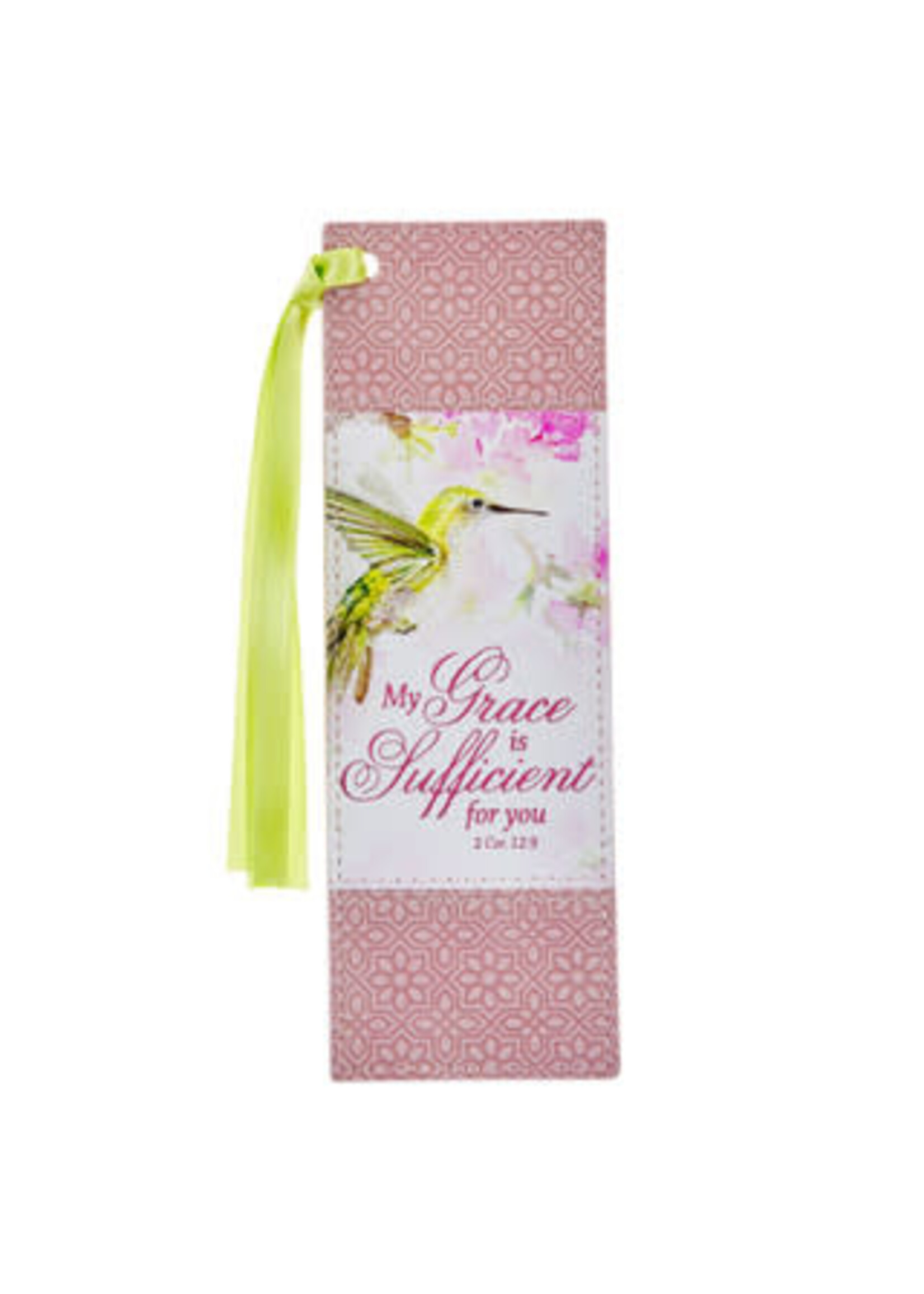 Bookmark Faux Leather Pink Grace