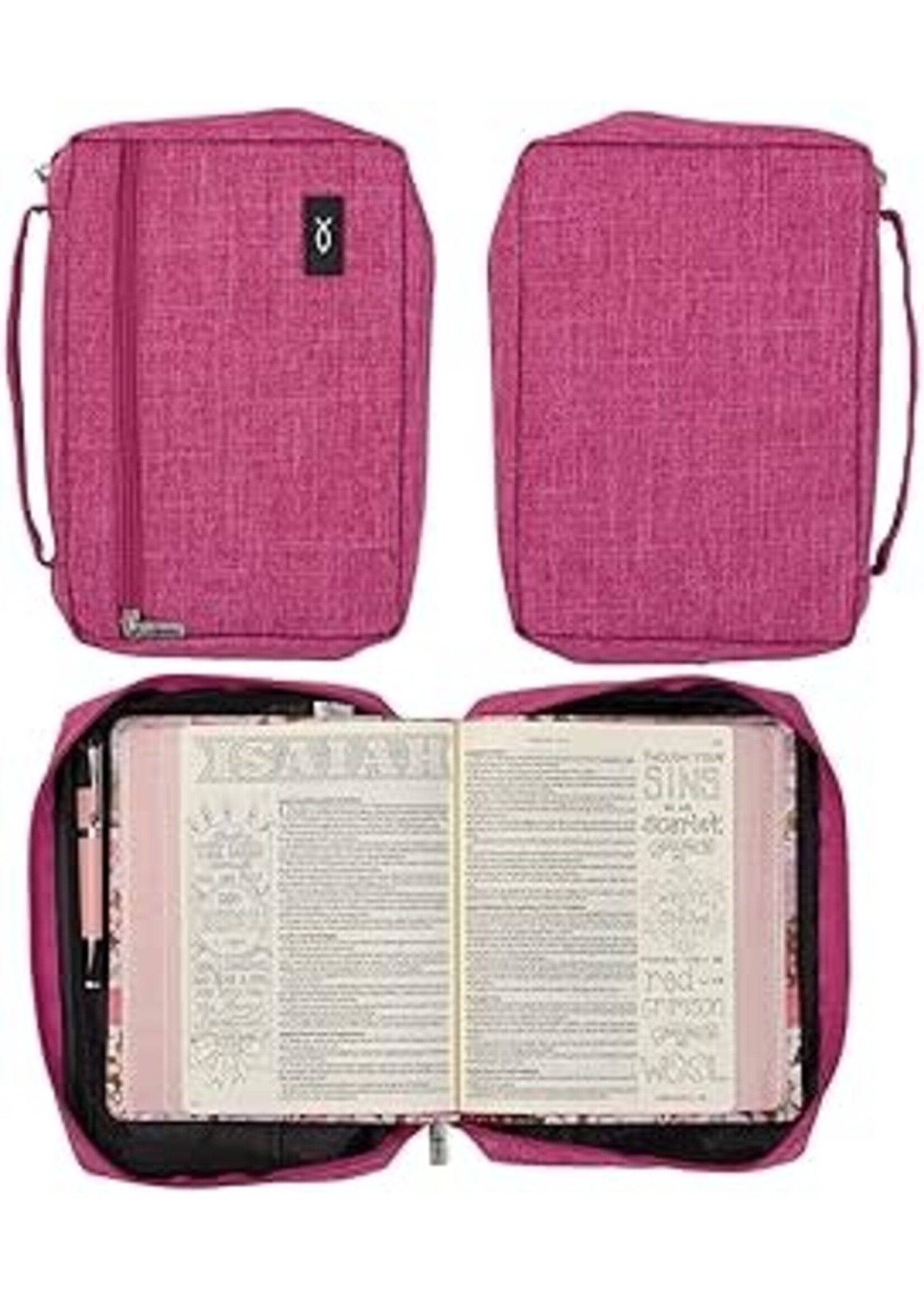 Bible Cover Pink Lg
