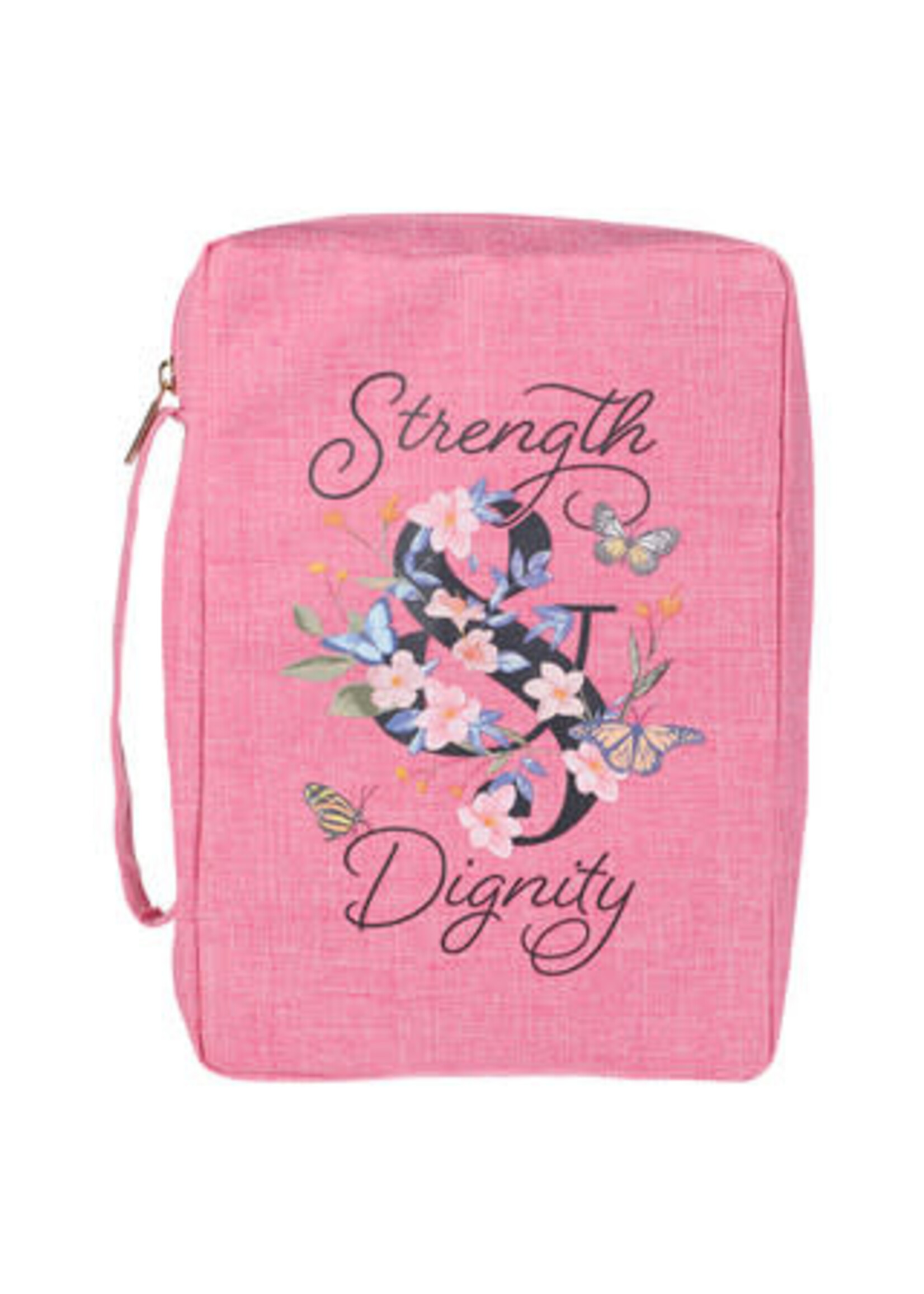 Bible Cover Pink Strength Dignity