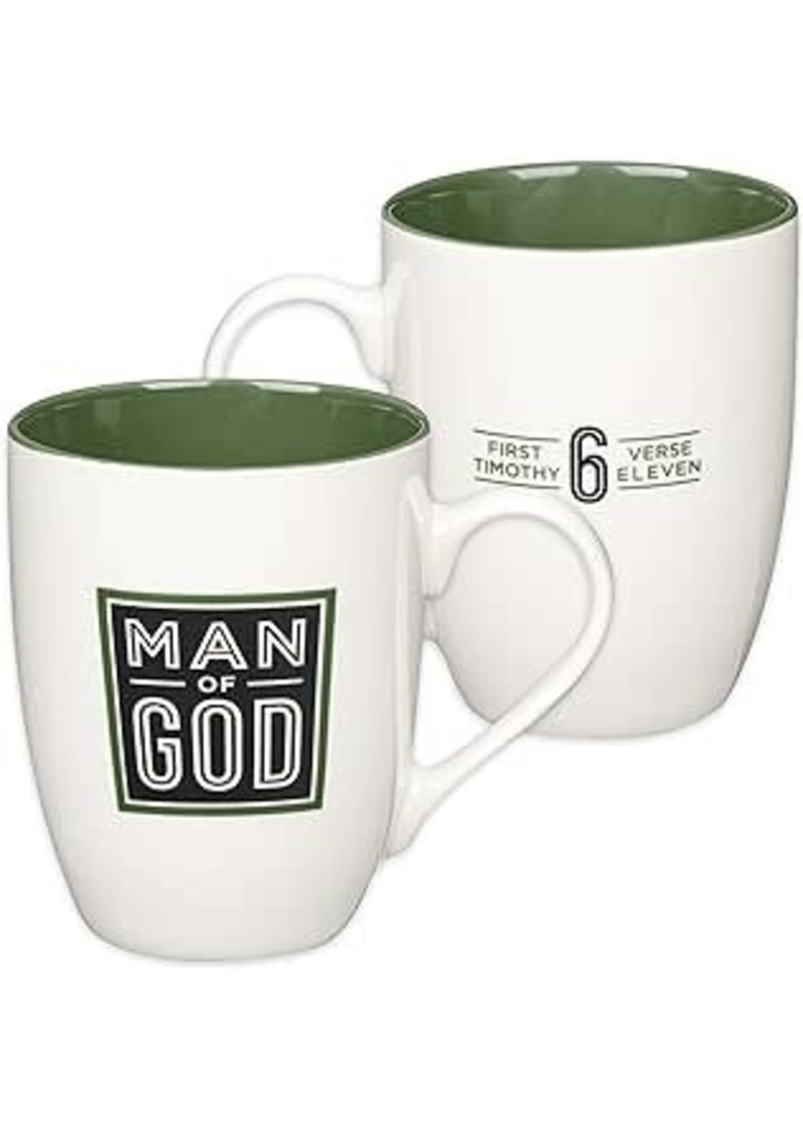 Mug Green and Black: Man of God
