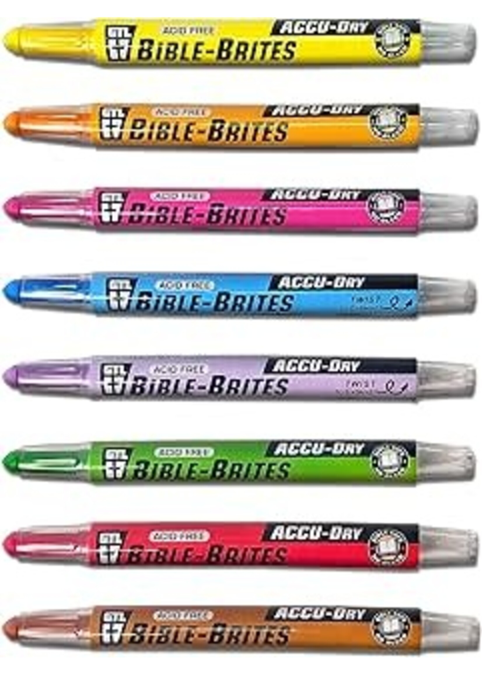 ACCU-DRY BIBLE BRITES HIGHLIGHTERS