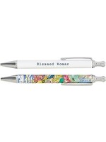 Pen Set-Blessed Woman (Set Of 2)
