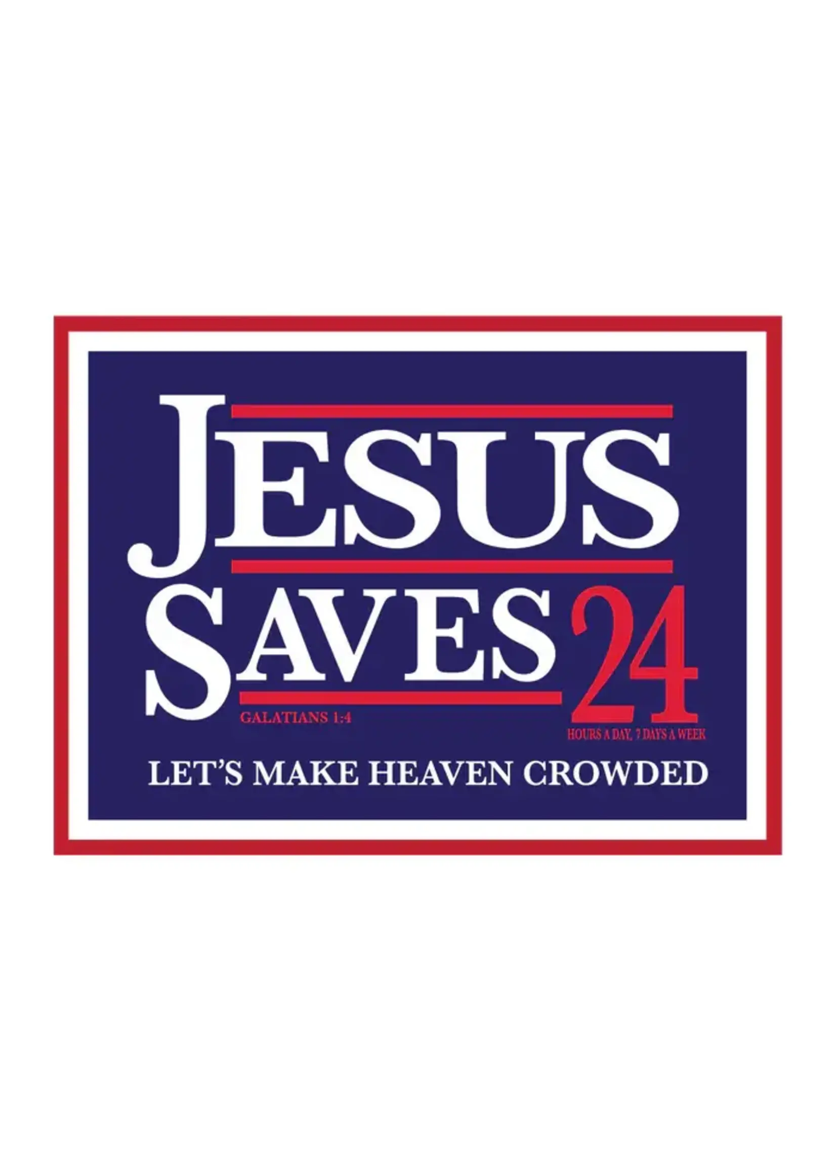 Sticker: Jesus Saves 24