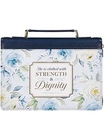 Bible Cover: Strength and Dignity Medium