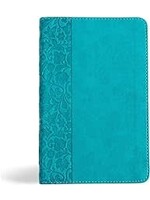 NASB 2020 Personal Size Bible-Teal LeatherTouch