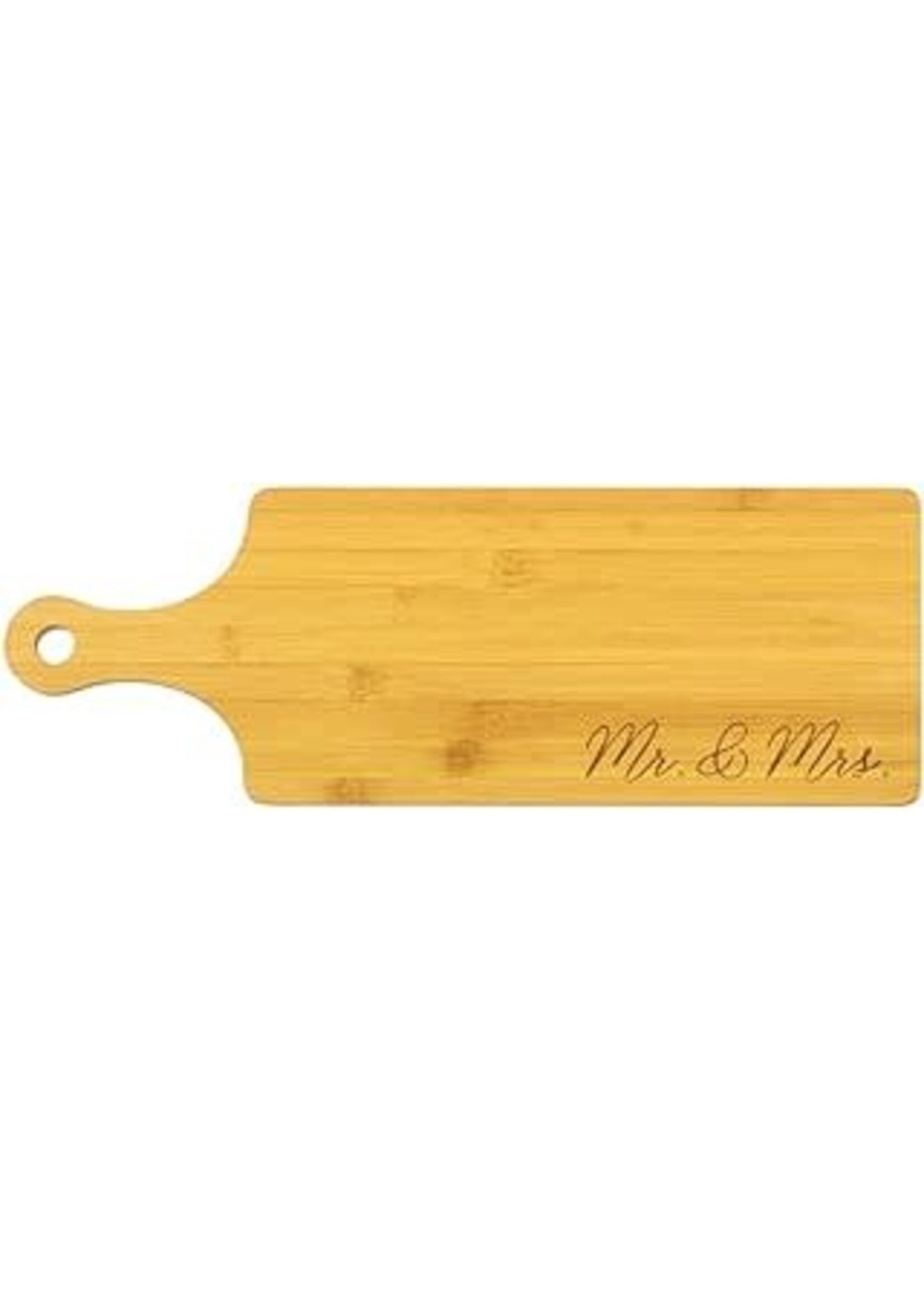 Charcuterie Board-Mr. & Mrs (6" x 17" x 3/4")