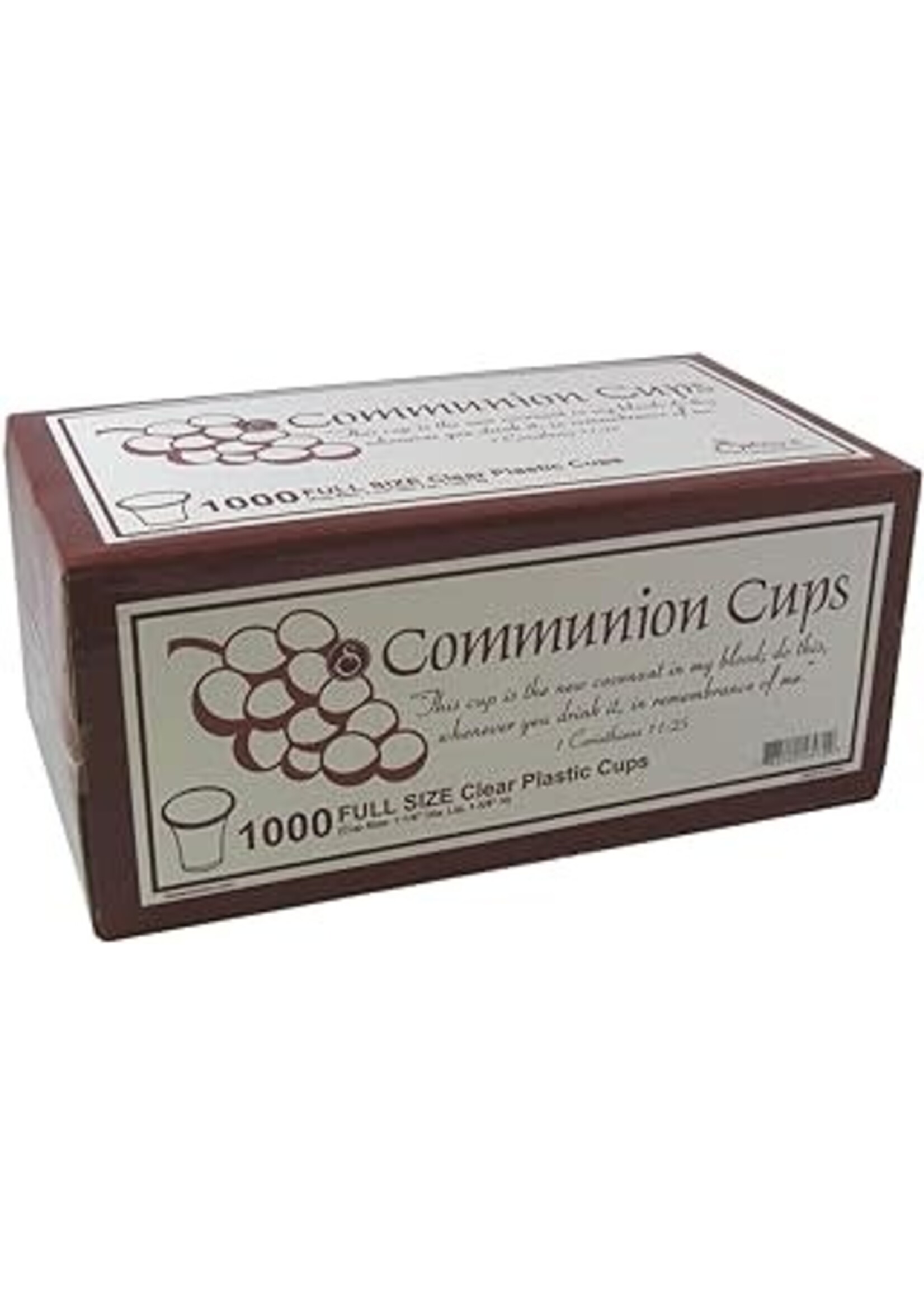 Communion-Cup-Disposable-Clear 1-3/8" (Pack Of 1000)