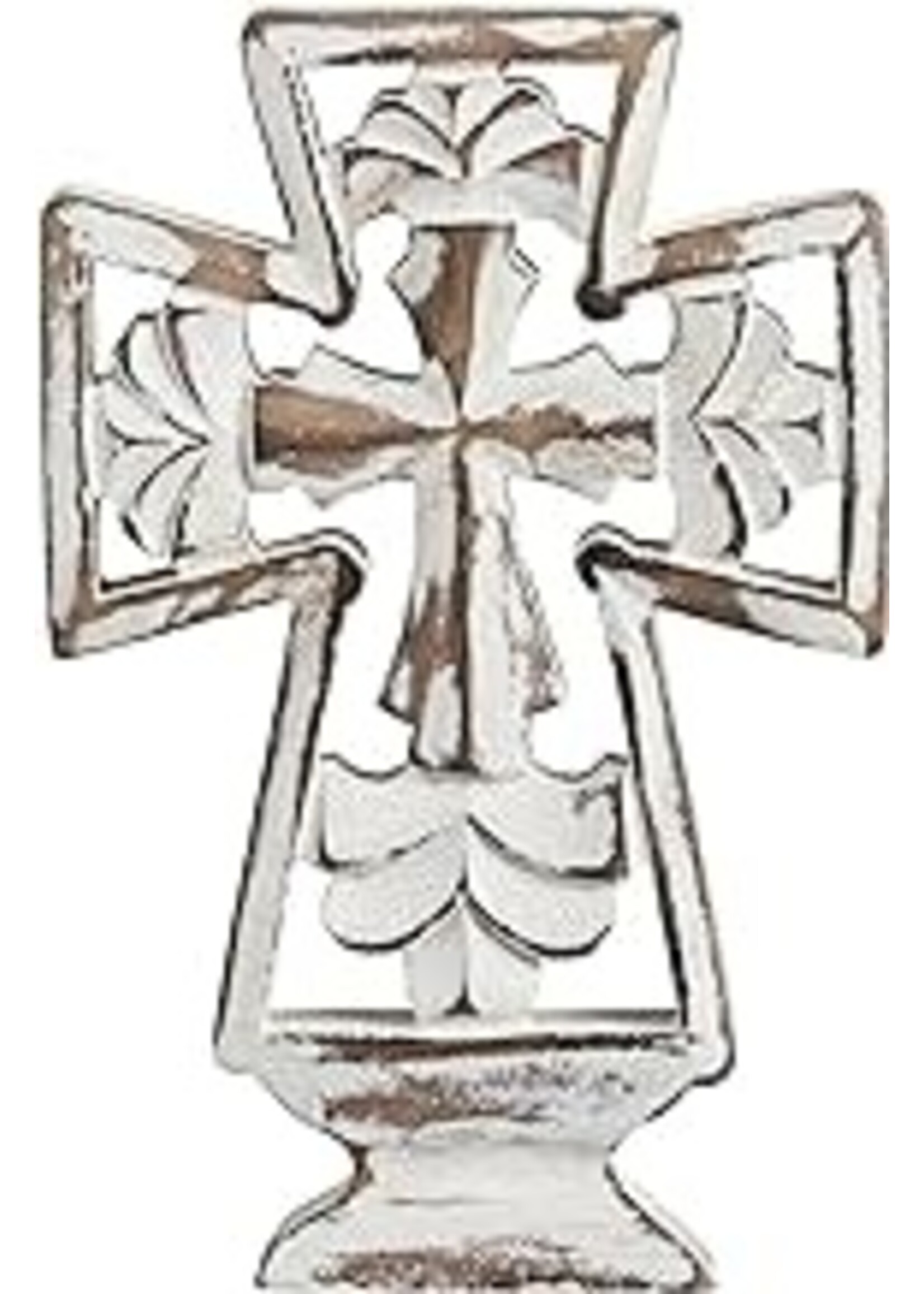 Wall Cross-Ornate Cut Carved (4" X 6")