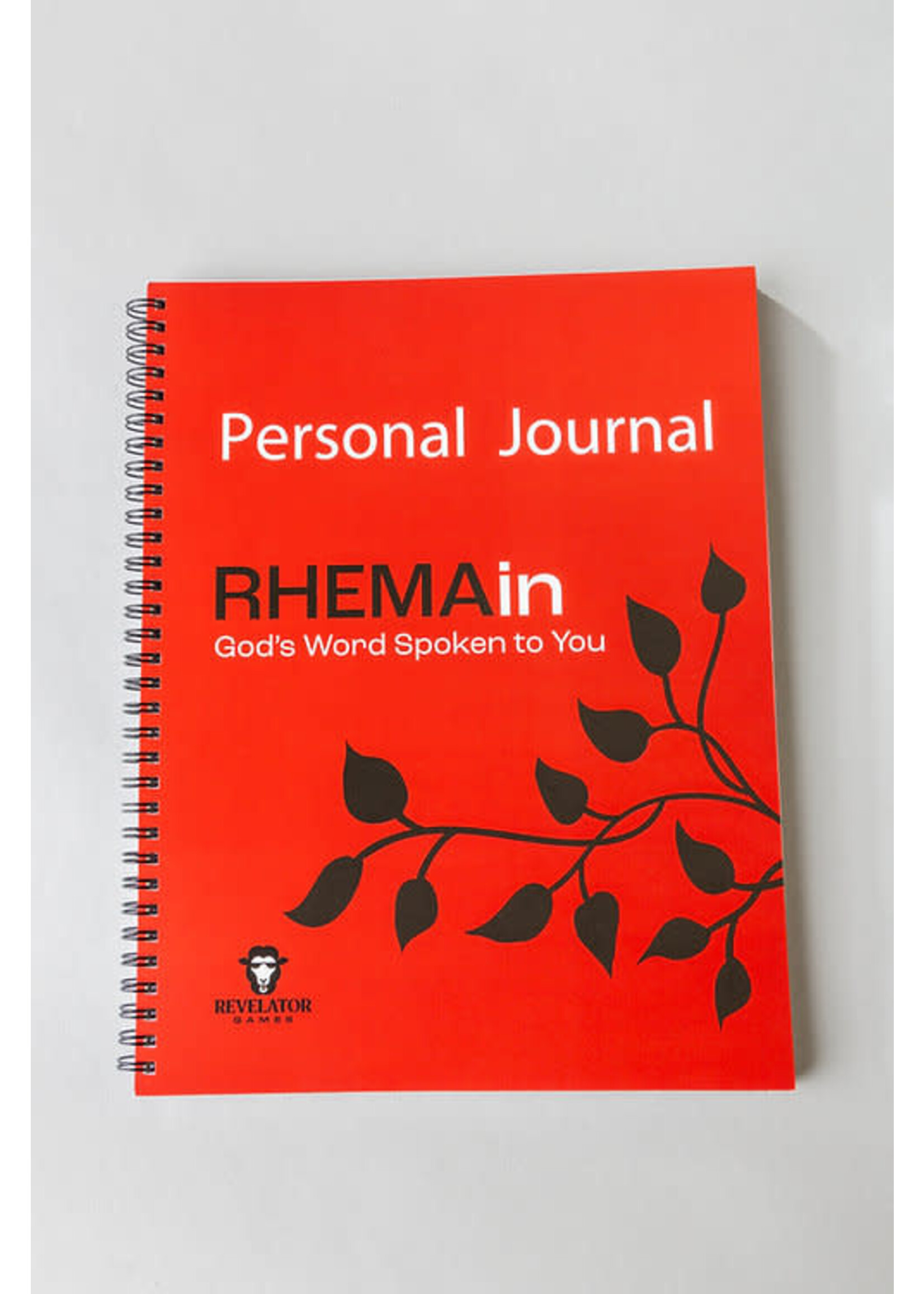 Revelator Games RHEMAin God's Spoken Word Personal Journal