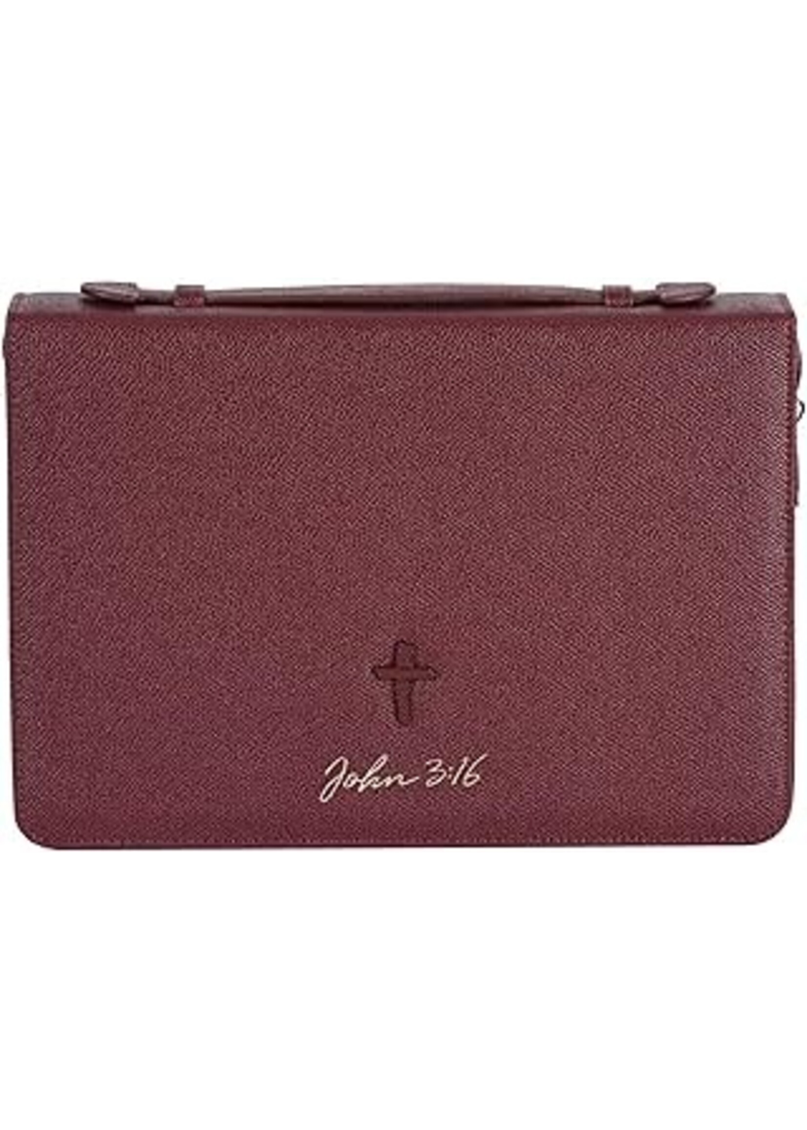 Faux Leather Bible Case John 3:16 XXL