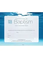 Certificate of Baptism (Blue Water)