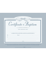 Certificate-Baptism (5.5" x 3.5") (Pack Of 6)