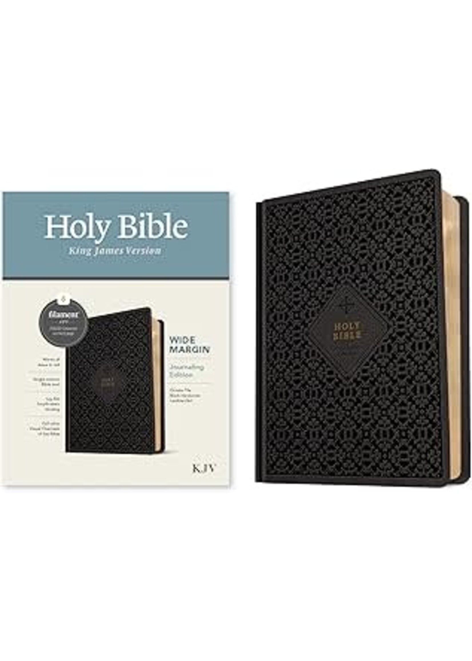 KJV Filament  Wide Margin journaling edition Black