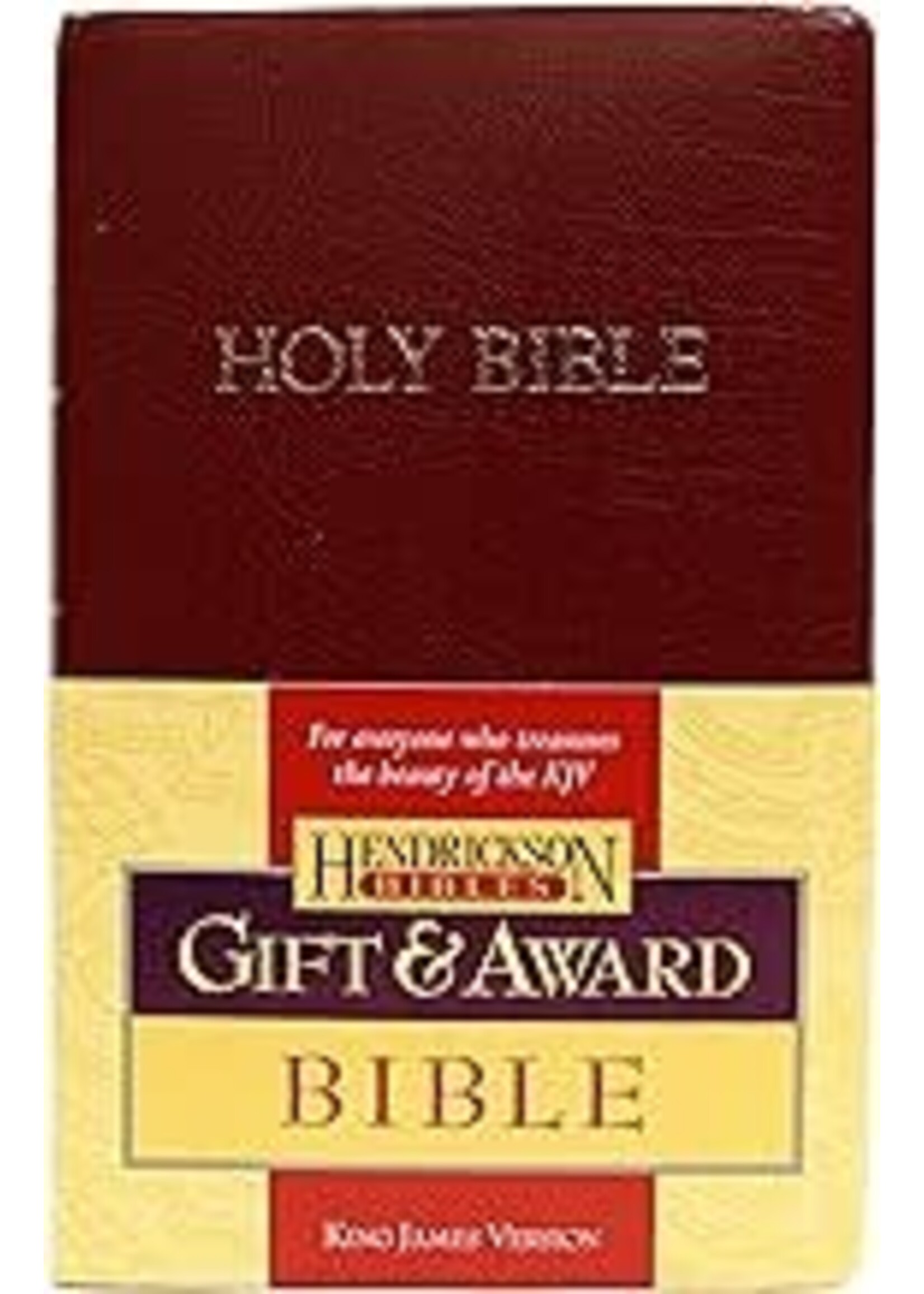 KJV Gift and Award Bible Burgundy