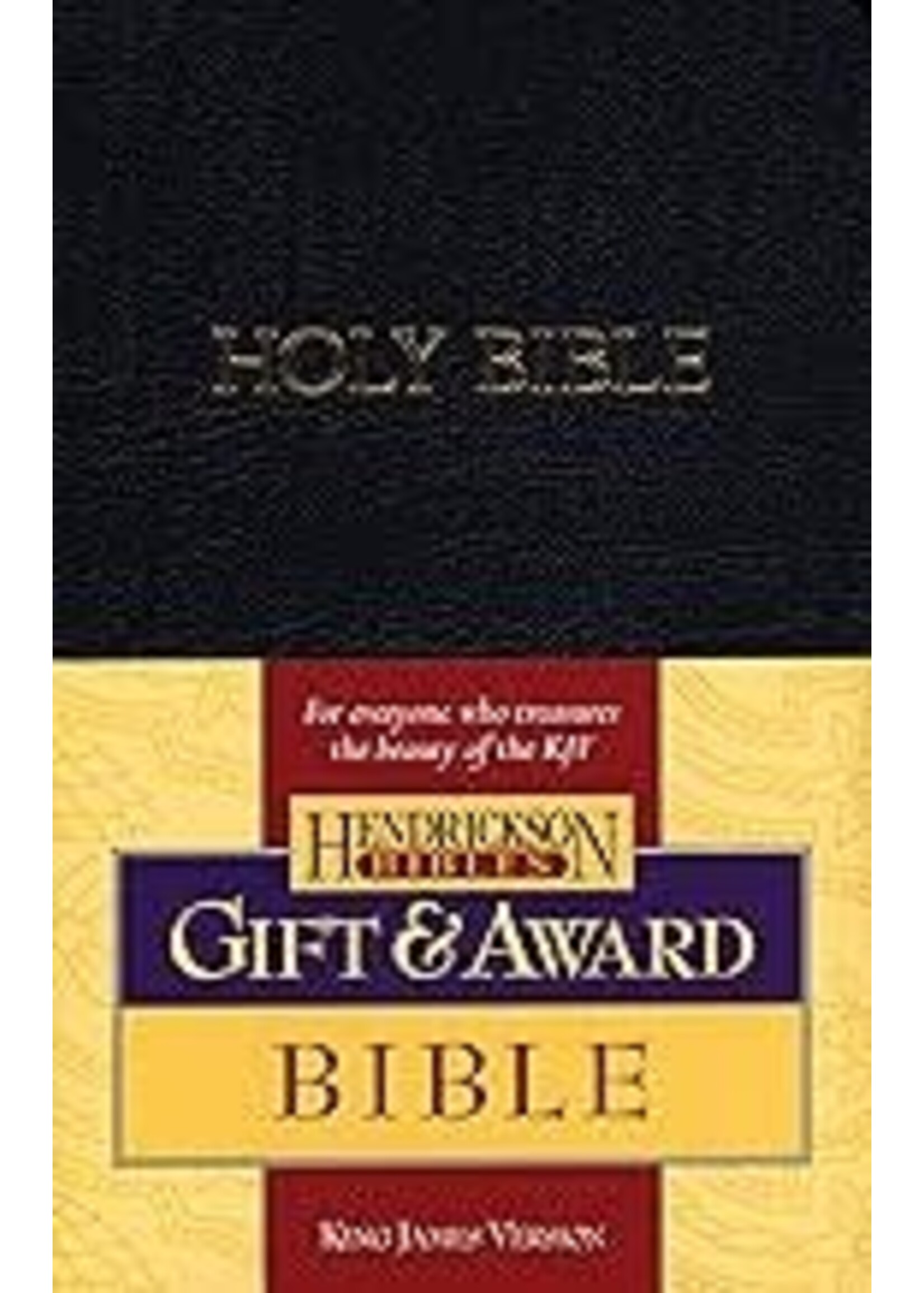 KJV Gift and Award Bible Black