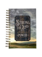 Strong in the Lord New Dawn Large Wirebound Journal - Ephesians 6:10