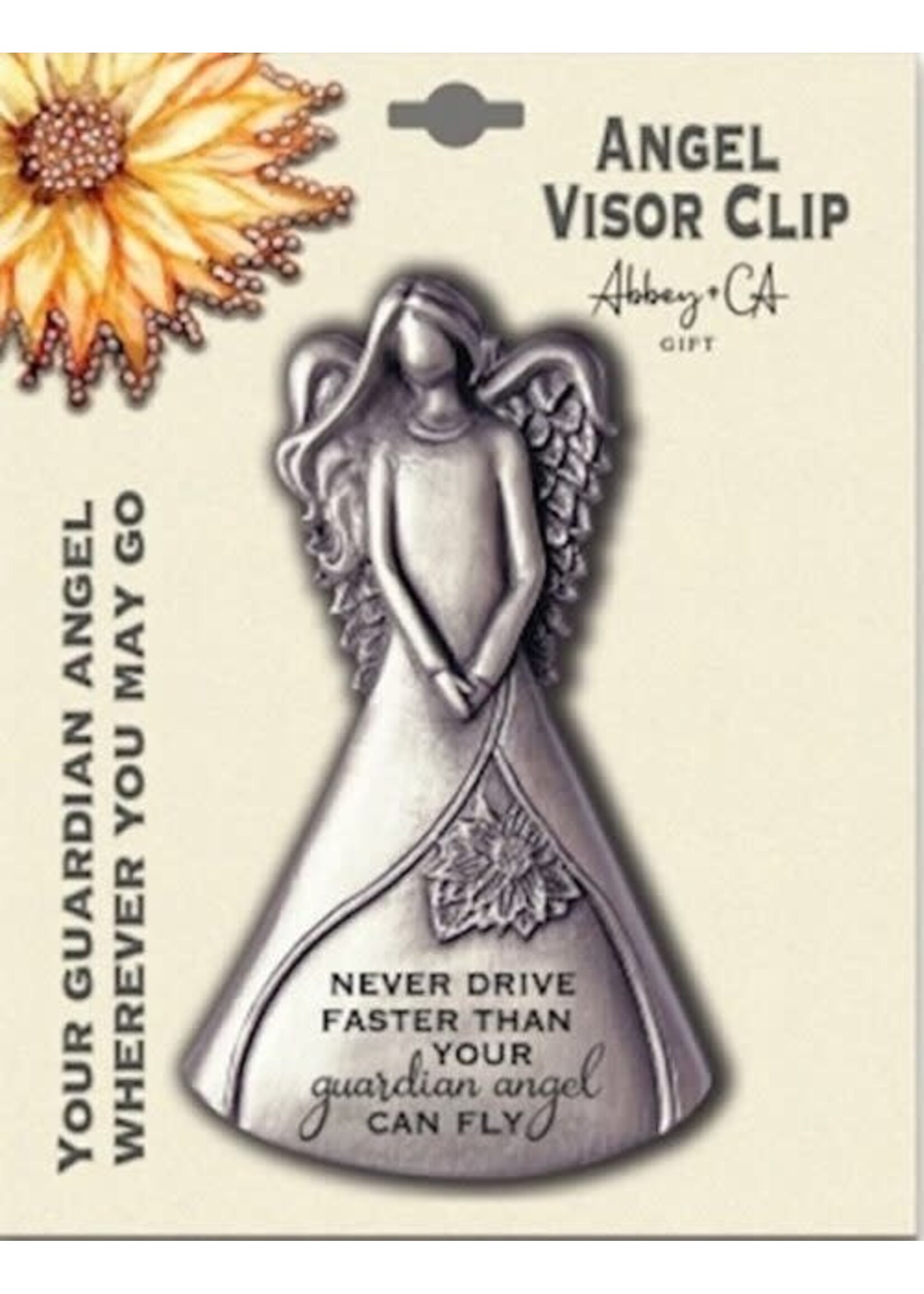 Angel Visor Clip Never Drive Faster