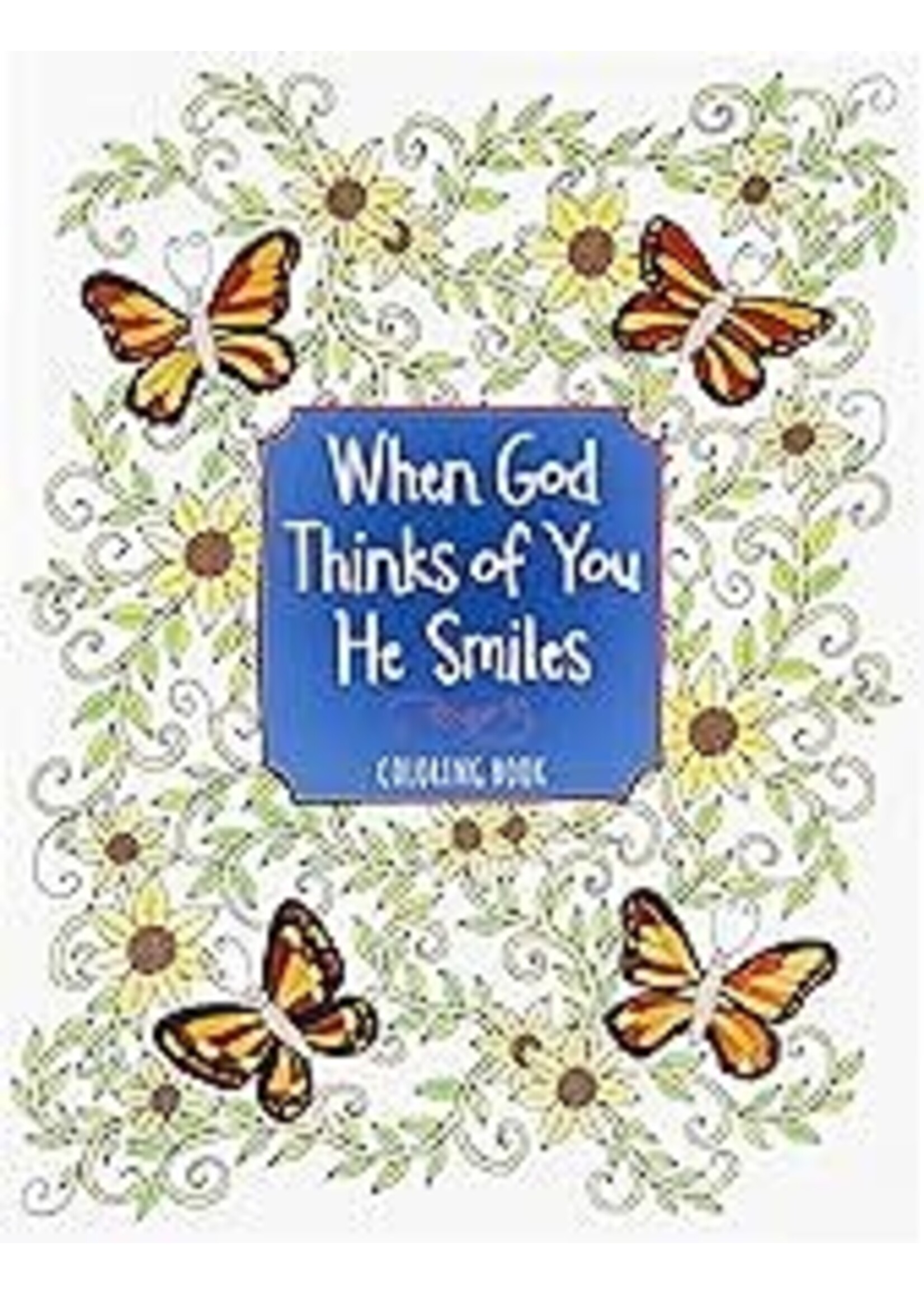 Coloring Book When God Thinks of You