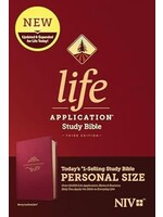 NIV Life Application Study Bible, Third Edition, Personal Size (LeatherLike, Berry)