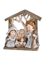 Resin Holy Family Creche 6"