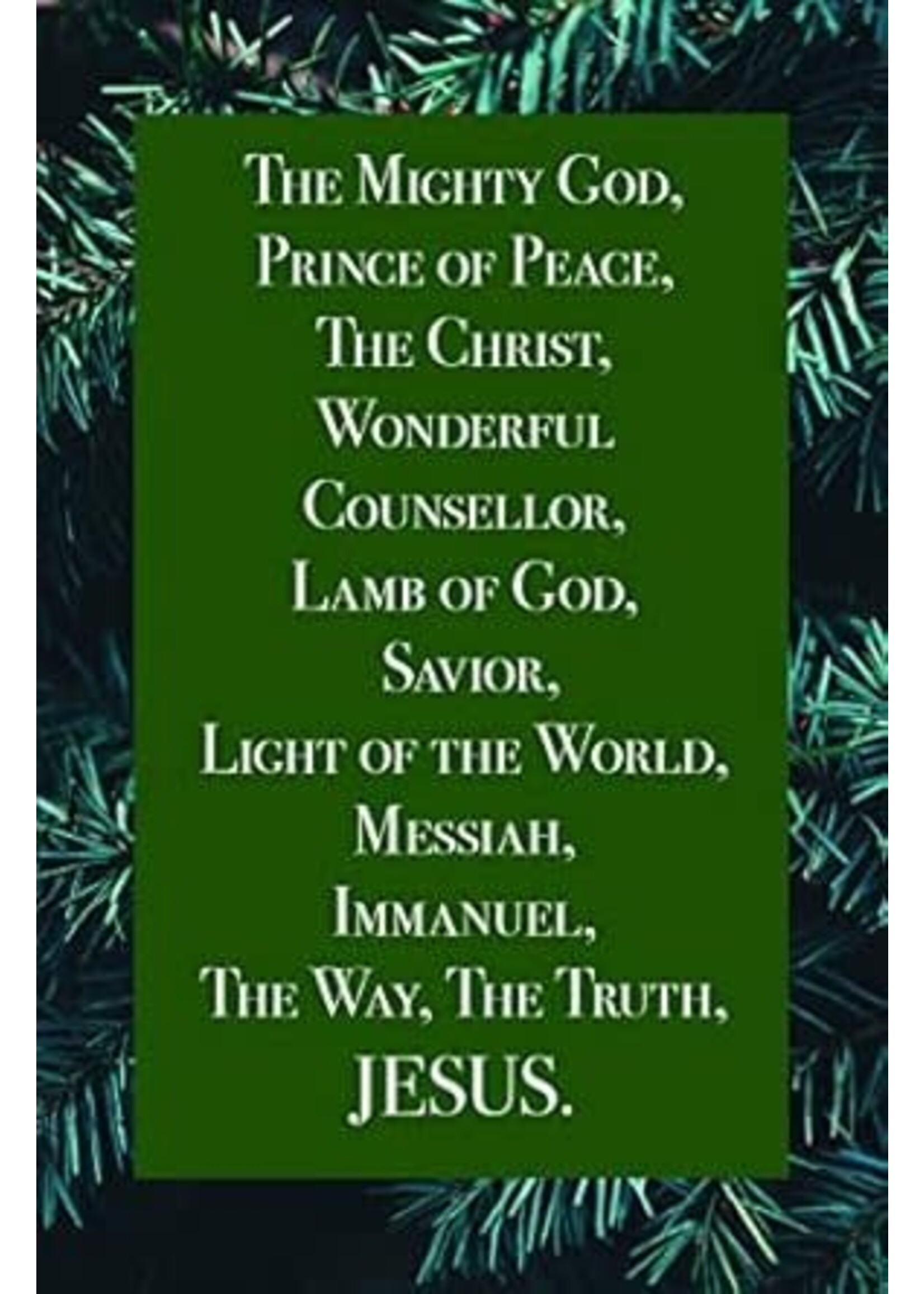 Bulletin- Names of Jesus (Pack of 100)