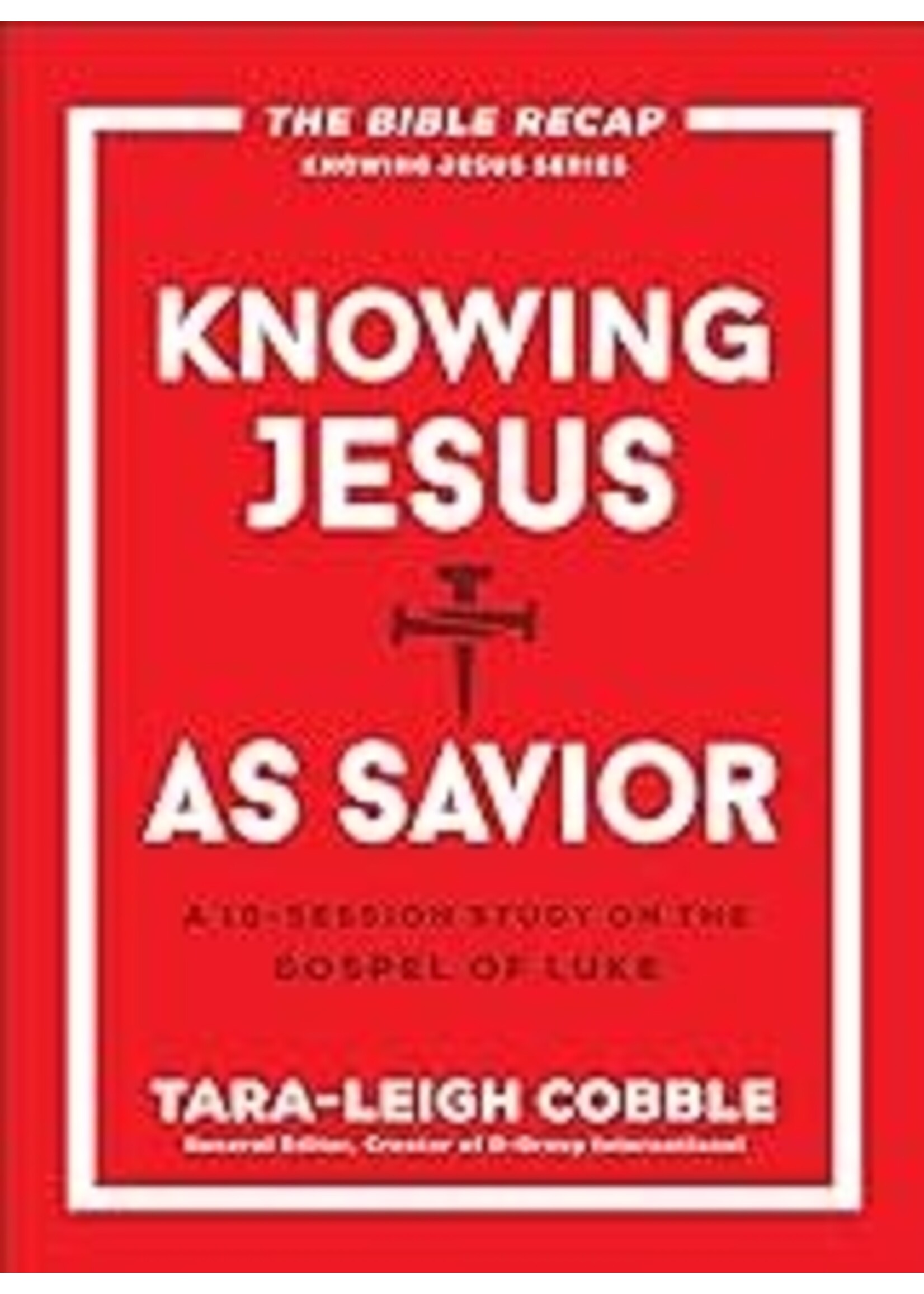 Knowing Jesus as Savior