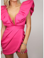 Pink V Dress