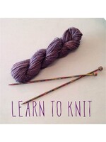 Learn to Knit  October 26th  1:00 - 3:00