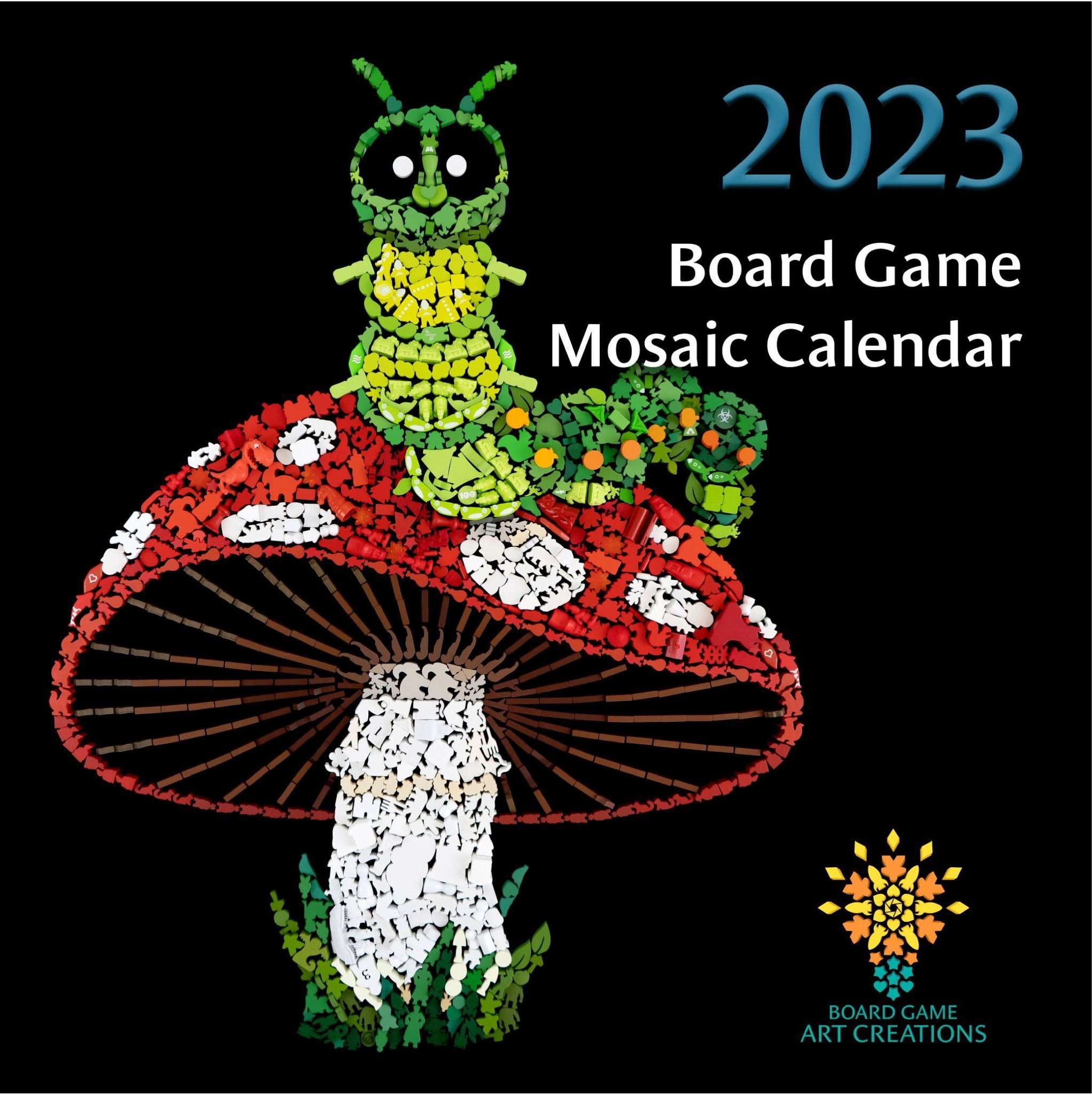 Board Game Mosaic Calendar 2023 The Guilded Grayland