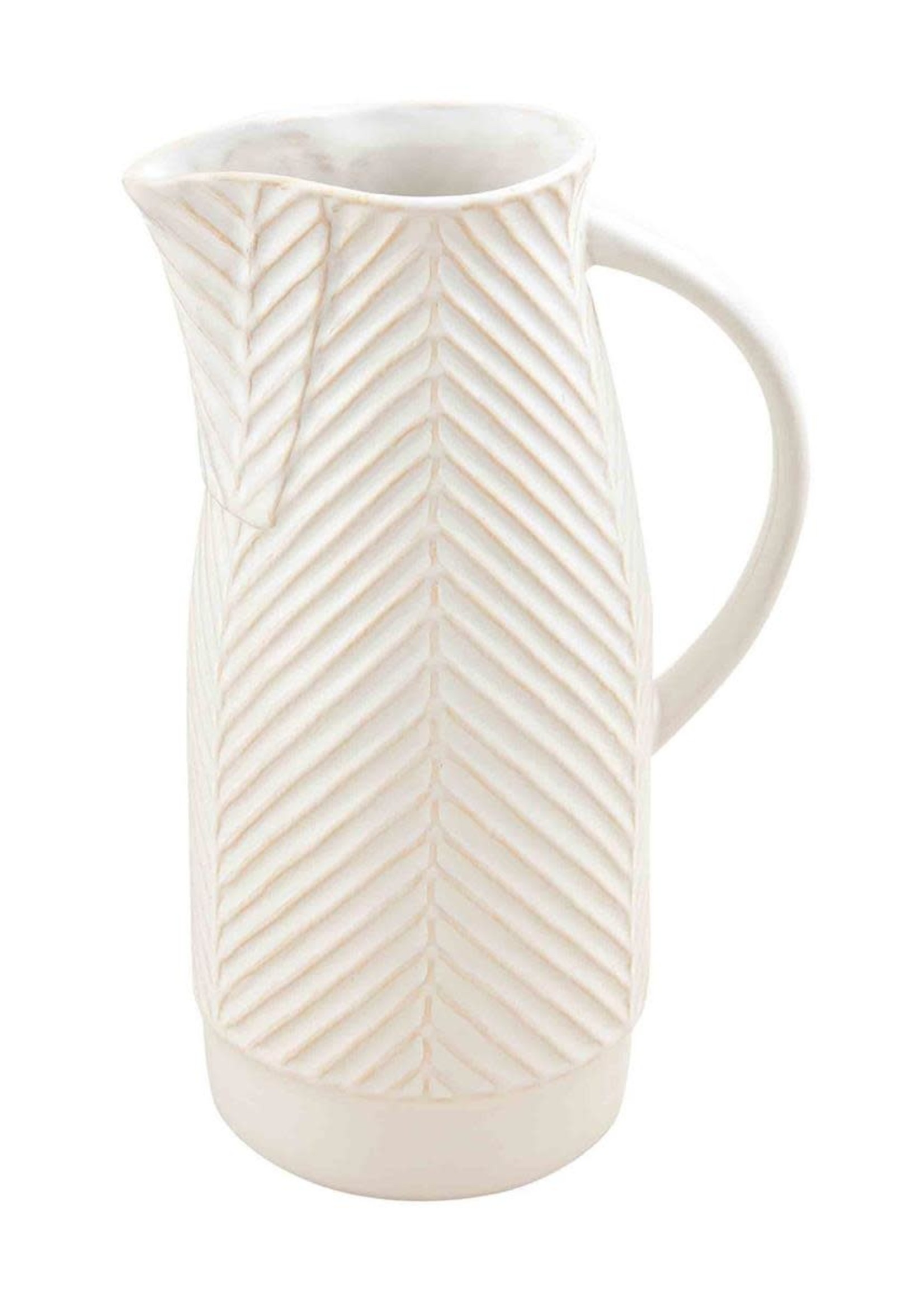 Mud Pie TEXTURED PITCHER