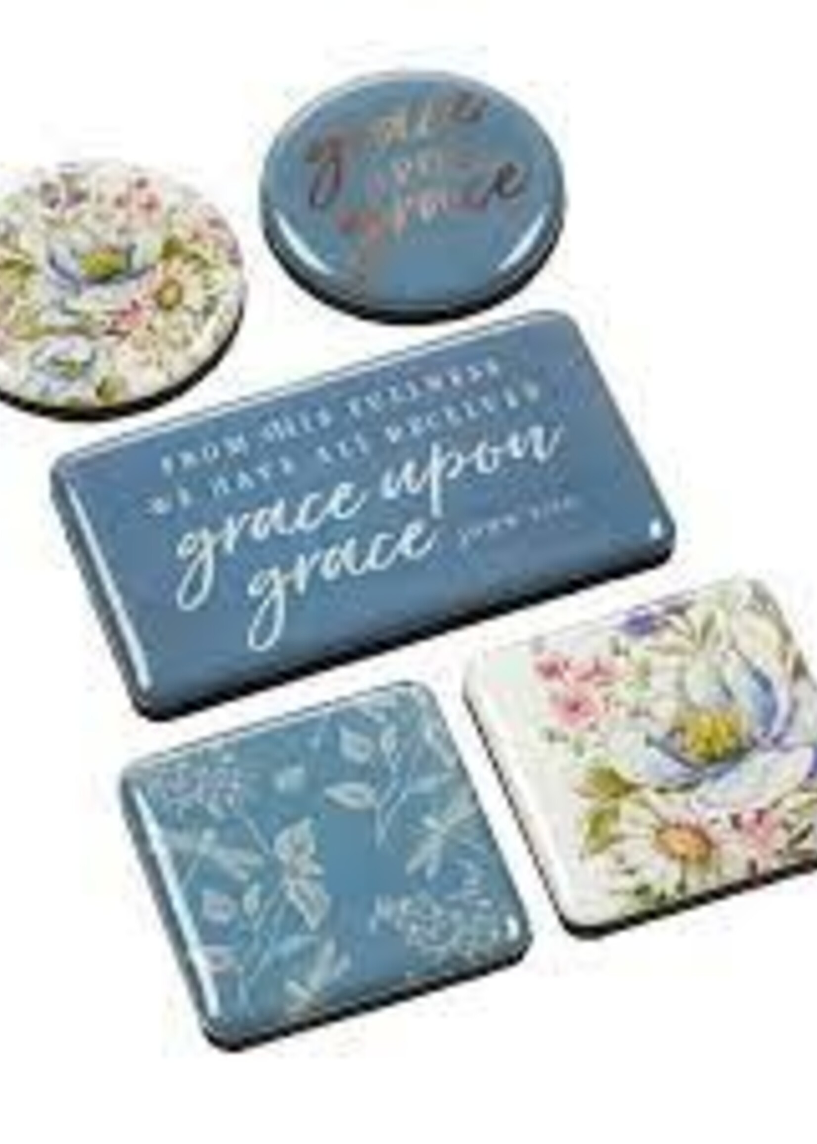 CHRISTIAN ART GIFTS MAGNET SET GRACE UPON GRACE