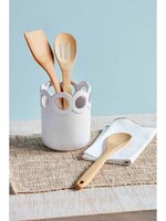 Mud Pie SCALLOPED UTENSIL HOLDER