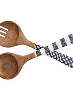 Mud Pie INDIGO ENAMEL SERVER SET