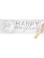 Mud Pie HAPPY EVERYTHING TRAY AND DIP  SET