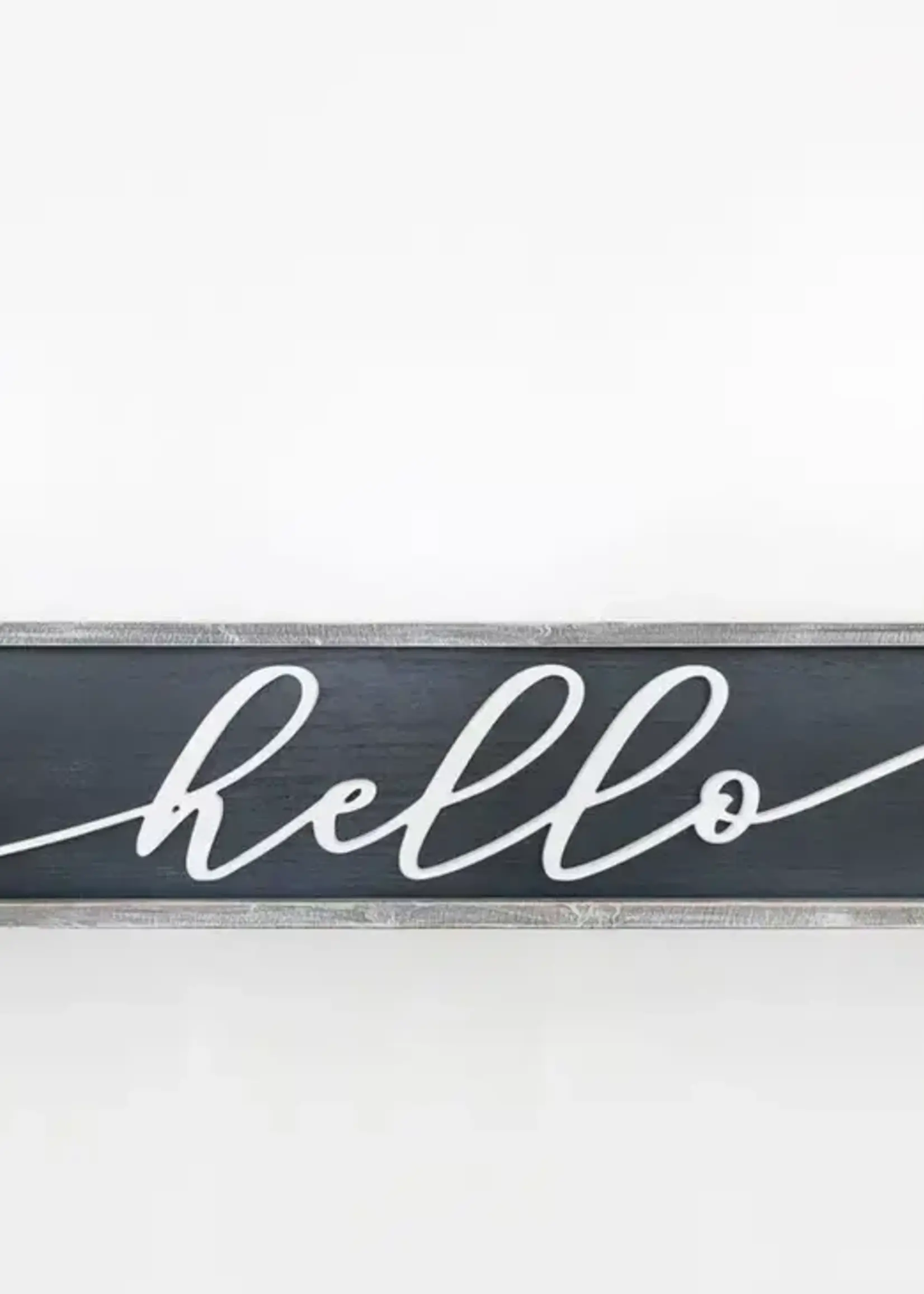 ADAMS & CO HELLO REVERSIBLE SIGN