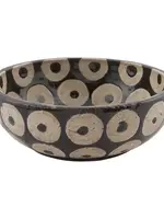 Mud Pie SMALL BLACK TERRACOTA BOWL