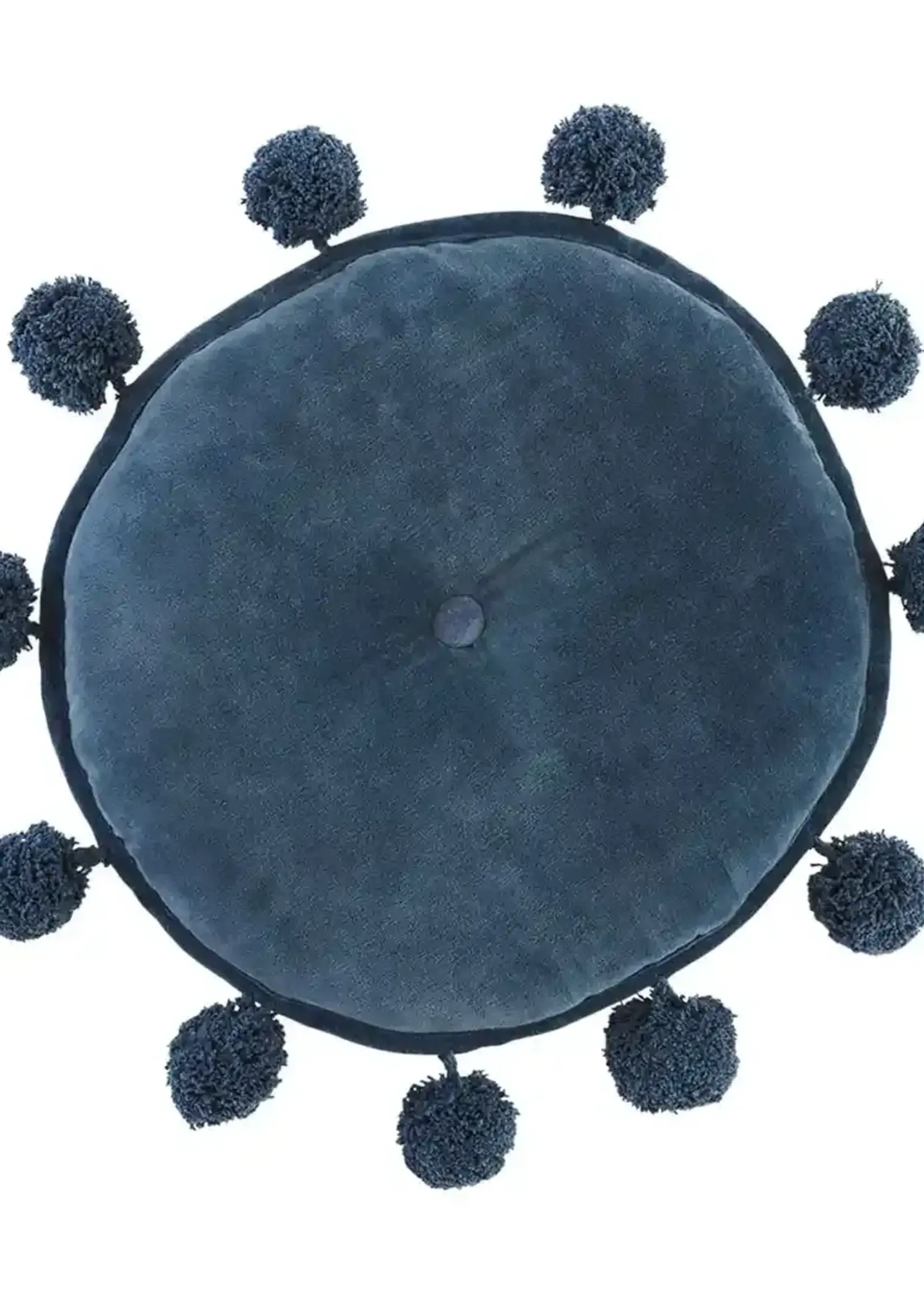 Mud Pie ROUND VELVET PILLOW