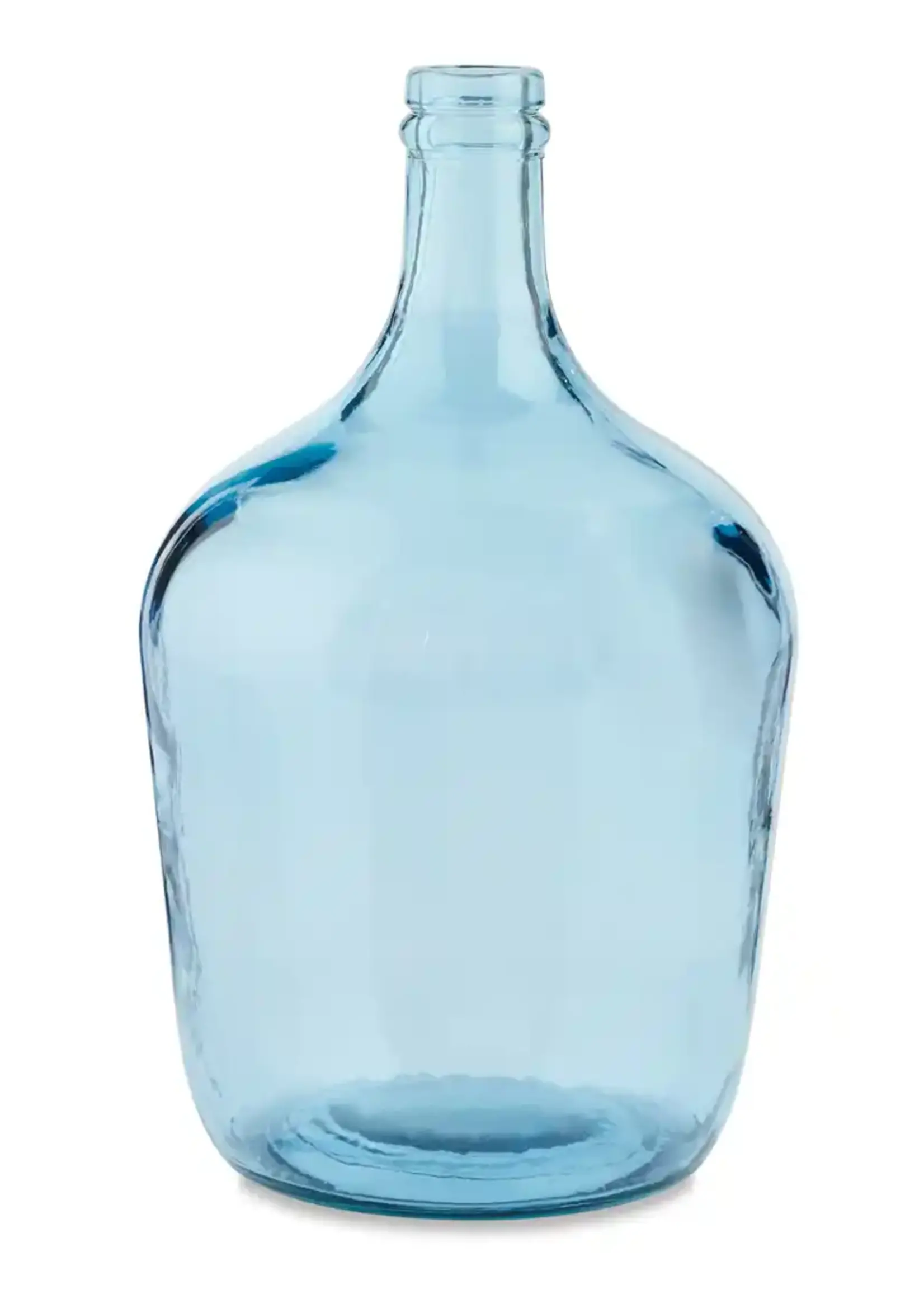 Mud Pie LIGHT BLUE CARAFE BOTTLE VASE