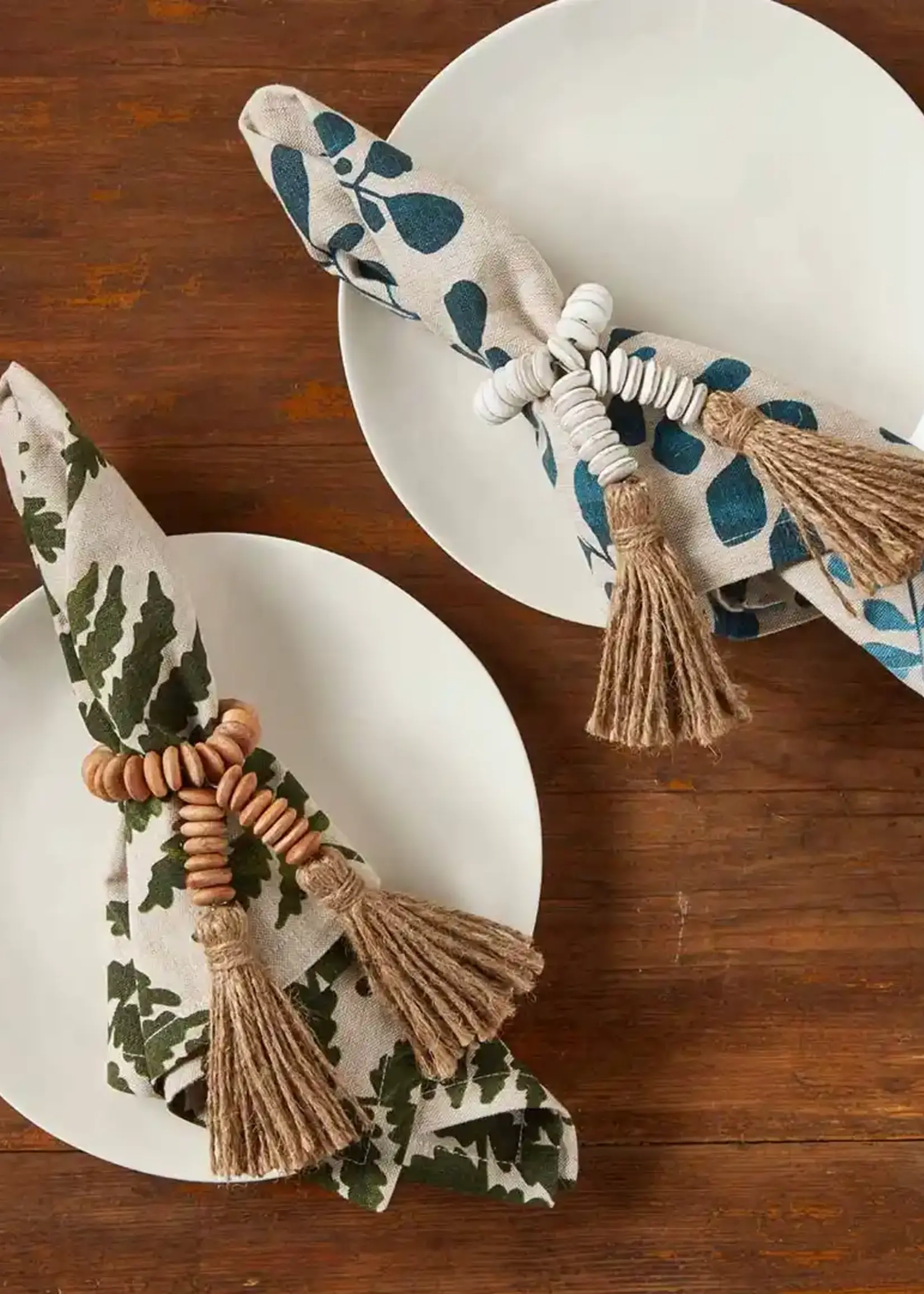 Mud Pie BEADED NAPKIN RINGS